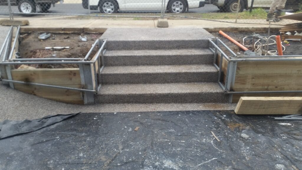 Retaining wall and site levelling, Melbourne west
